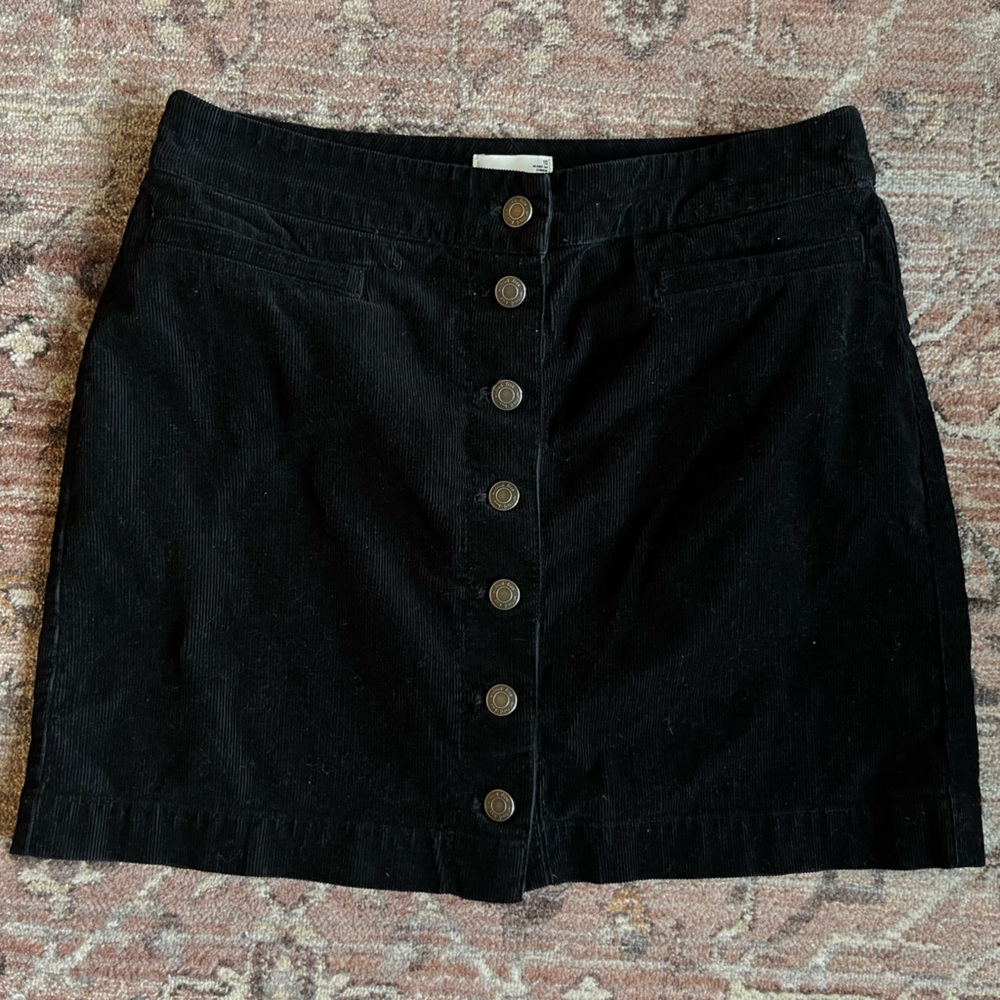 Wilfred Free button-front corduroy mini skirt - size 10